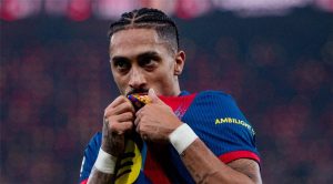 رافينها يُبهر ويسجل هدف برشلونة الثالث الحاسم في نهائي السوبر الإسباني